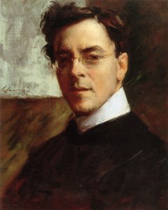 ルイ・ベッツの肖像 作： William Merritt Chase